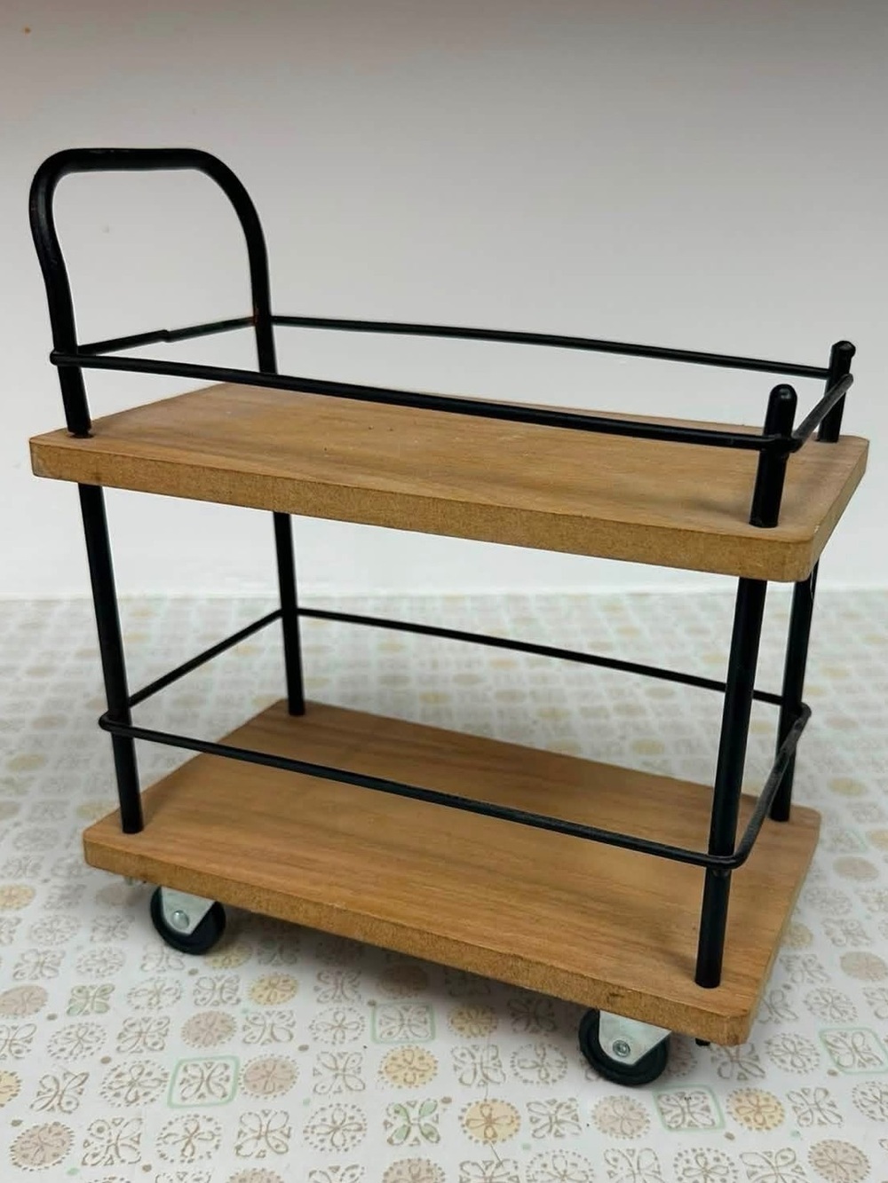 Small Wood Utility Cart